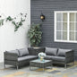 Keana 4 - Person Outdoor Seating Group with Cushions