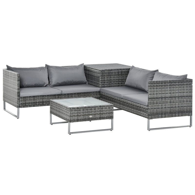 Keana 4 - Person Outdoor Seating Group with Cushions