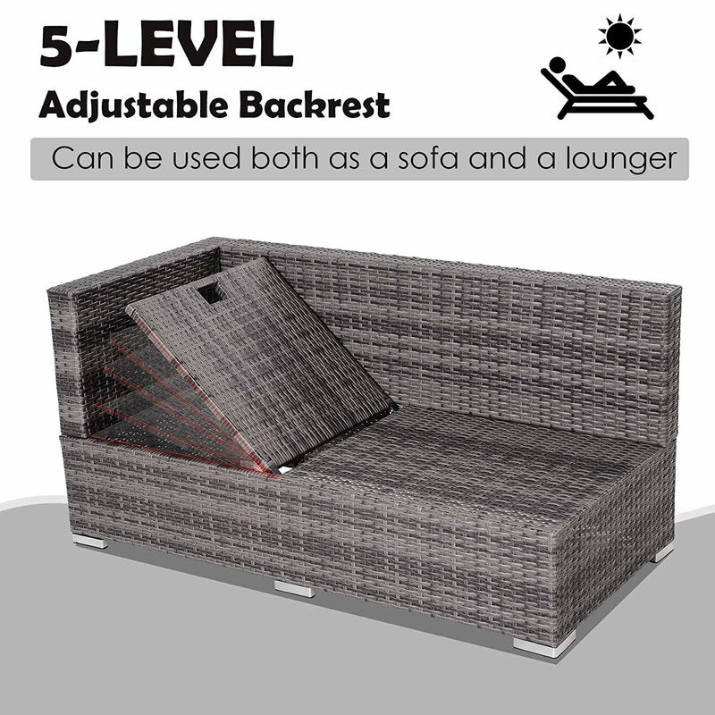 Aalijah 4 - Person Outdoor Seating Group with Cushions