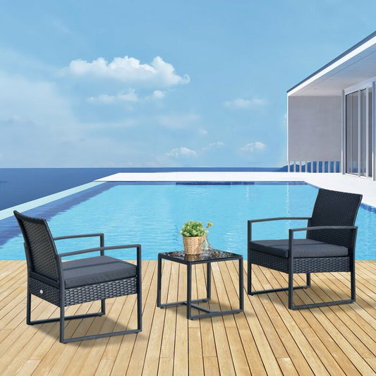 Taube 2 - Person Outdoor Seating Group with Cushions