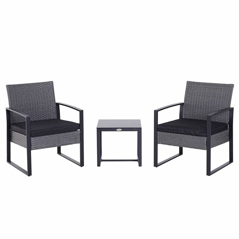 Taube 2 - Person Outdoor Seating Group with Cushions