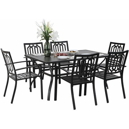 Rectangular 6 - Person 152cm Long Dining Set
