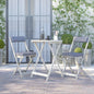 Seoul Round 2 - Person 60cm Long Bistro Set with Cushions
