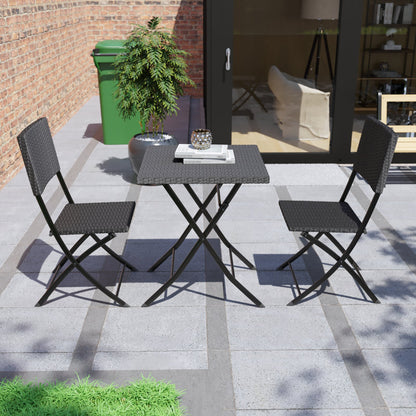 Latshaw Square 2 - Person 60cm Long Bistro Set
