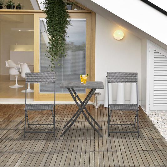 Taja Square 2 - Person 60cm Long Bistro Set
