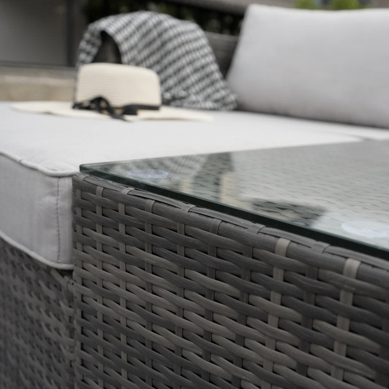 156.51cm Wide Outdoor Garden Daybed with Cushions