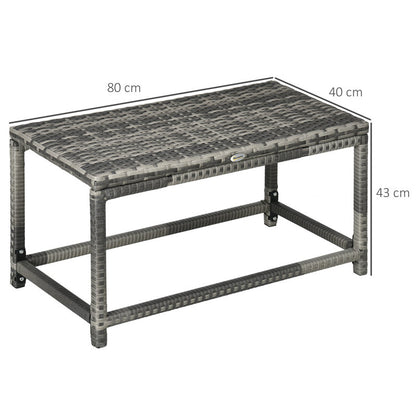 Rattan Side Table