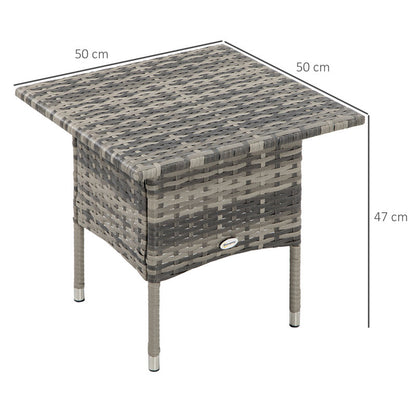 Rattan Side Table