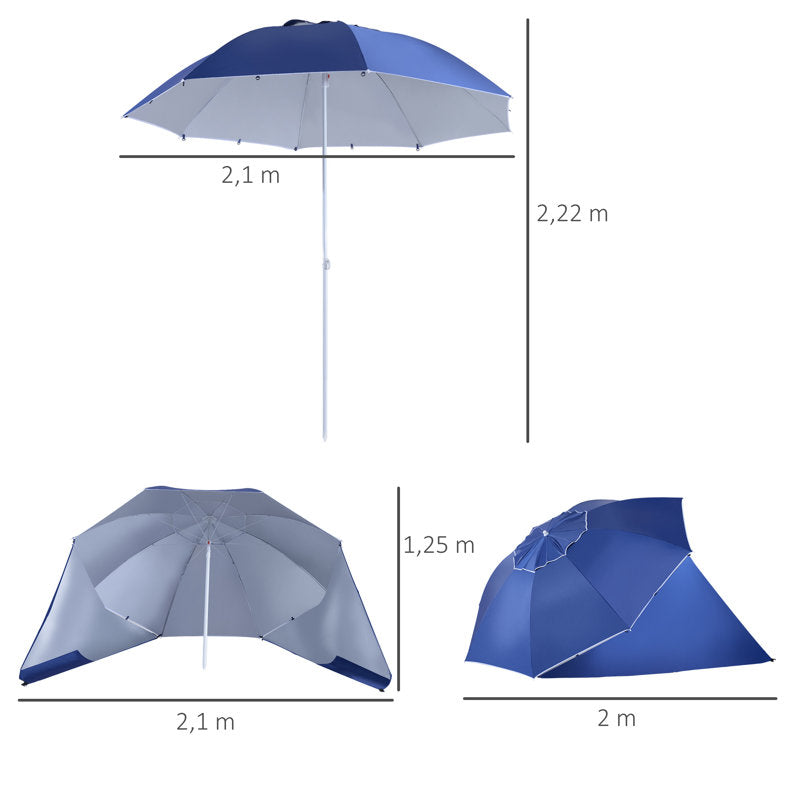 2.1m Beach Parasol