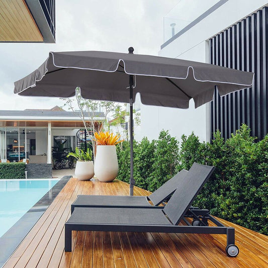Oley 2m x 1.25m Rectangular Traditional Parasol