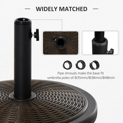 Forgham Plastic Free Standing Umbrella Base