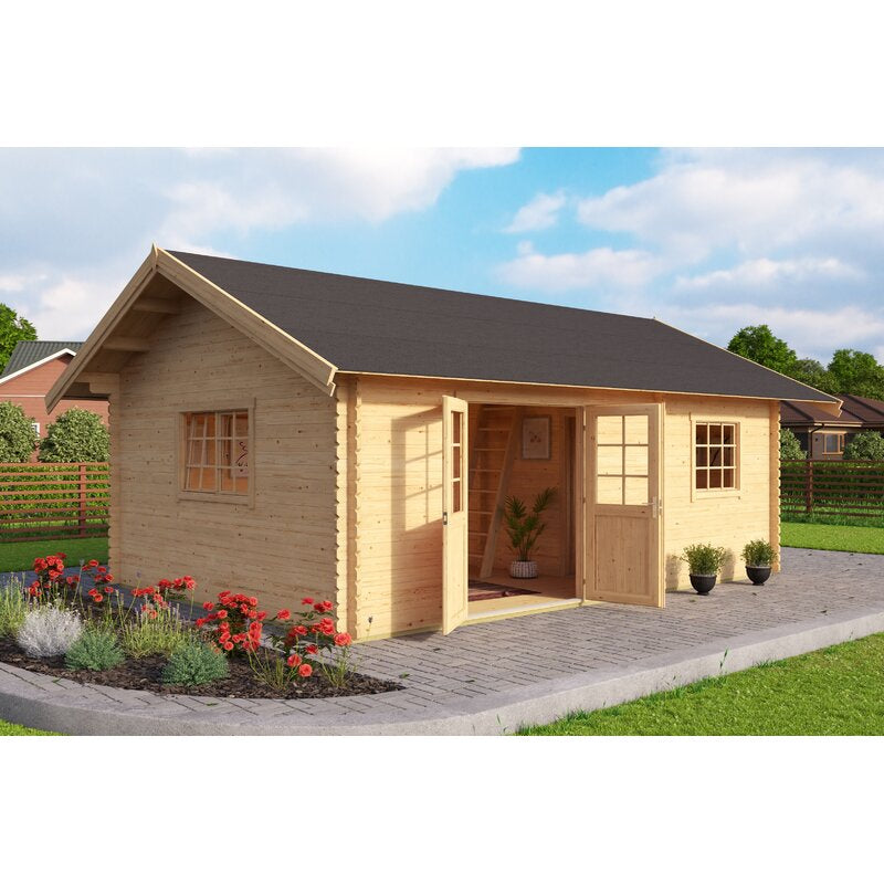 Carolin 22 x 16 Ft. Tongue & Groove Log Cabin
