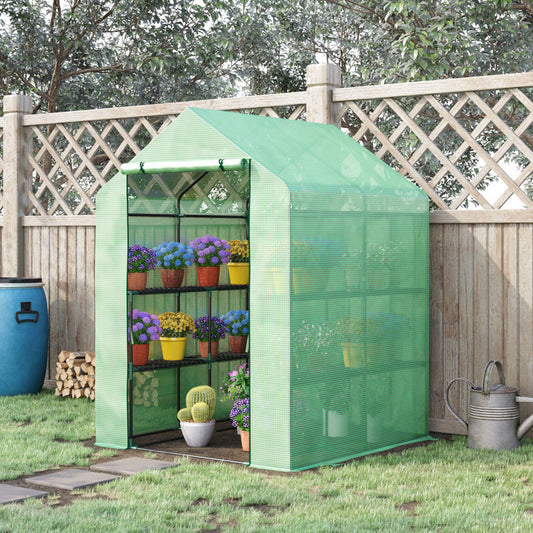 Conchita 4.7 Ft W x 6.3 Ft D Mini Greenhouse
