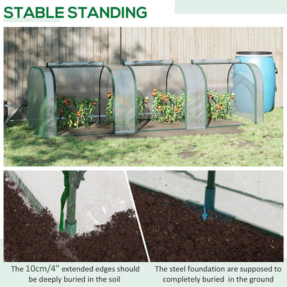 Annedoris 9.67 Ft W x 3.2 Ft D Mini Greenhouse