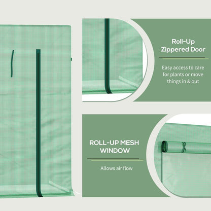Vamyr 6 Ft W x 2 Ft D Lean-to Greenhouse