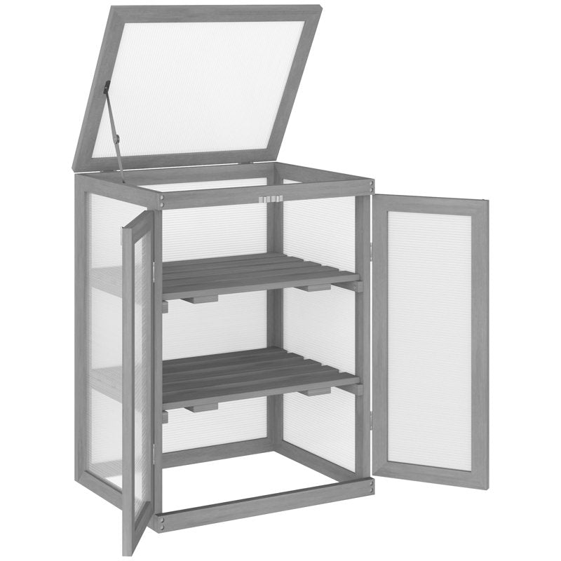 Ailand 2 Ft W x 1.5 Ft D Cold-Frame Greenhouse