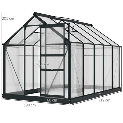 6 Ft W x 10 Ft. D Greenhouse