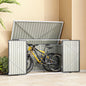 Aslee 7 Ft. W x 3 Ft. D Pent Metal Bike Shed