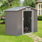 7 ft. W x 4 ft. D Metal Apex Garden Shed