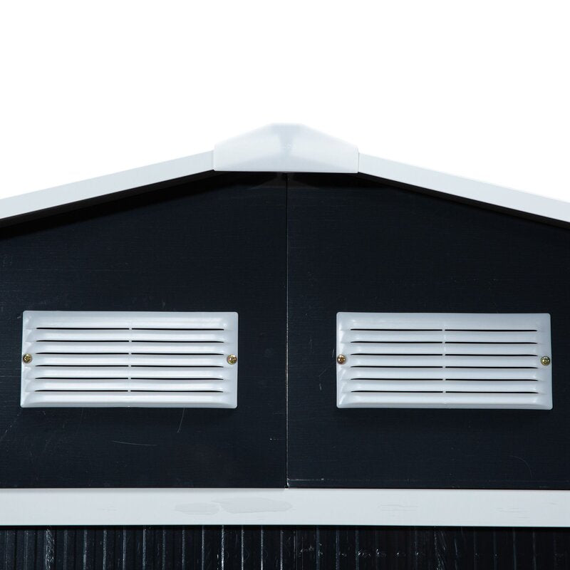 9 ft. W x 6 ft. D Metal Garden Shed