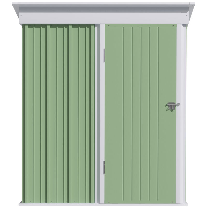 Ammaley 5 ft. W x 3 ft. D Metal Flat Tool Shed