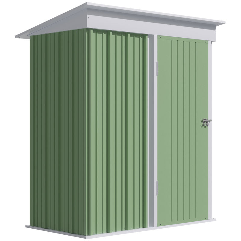Ammaley 5 ft. W x 3 ft. D Metal Flat Tool Shed
