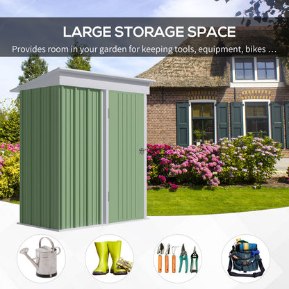 Ammaley 5 ft. W x 3 ft. D Metal Flat Tool Shed