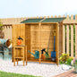 Sowell 4 ft. 6 in. W x 2 ft. 5 in. D Wooden Shiplap Flat Garden Shed