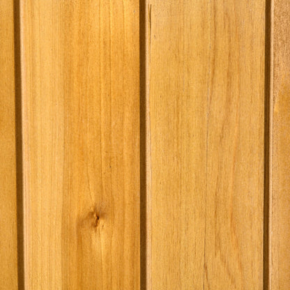 Sowell 4 ft. 6 in. W x 2 ft. 5 in. D Wooden Shiplap Flat Garden Shed