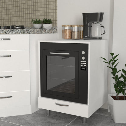Oven conversion cabinet with worktop Sema V2 white