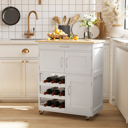 Kien Wood Kitchen Island