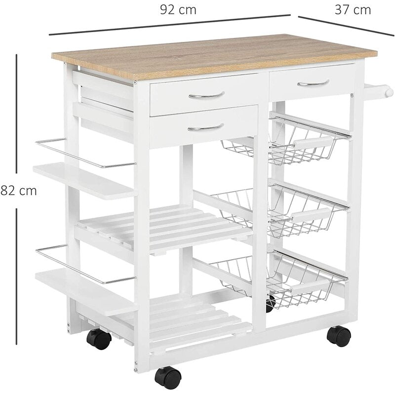 Hoey Wood Kitchen Island