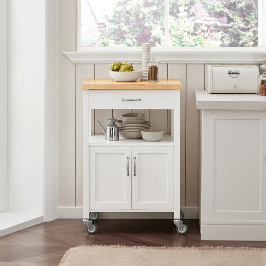 Phelan Solid Wood Kitchen Trolley