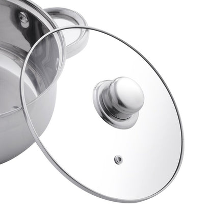 Motti 12 - Piece Non-Stick Stainless Steel (18/10) Cookware Set