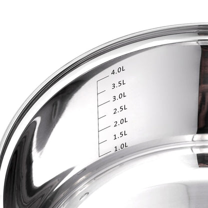 Motti 12 - Piece Non-Stick Stainless Steel (18/10) Cookware Set