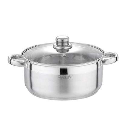 Motti 12 - Piece Non-Stick Stainless Steel (18/10) Cookware Set