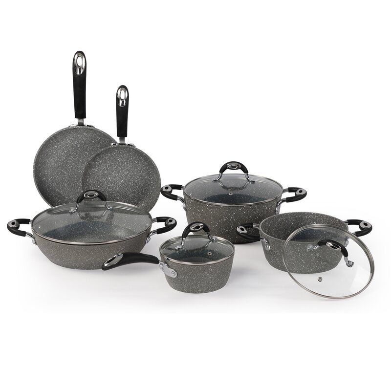 Grimaldi Granite 6 Pieces Cookware Set