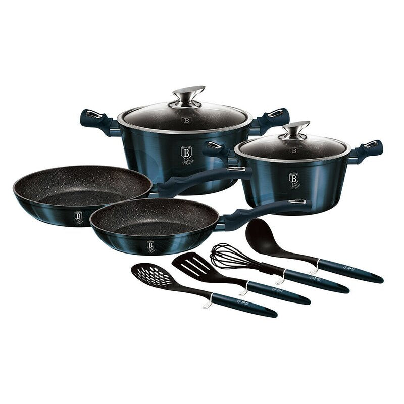 10 - Piece Non-Stick Aluminum Cookware Set