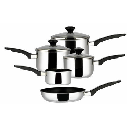 Prestige 5 Pieces Stainless Steel Non Stick Cookware Set