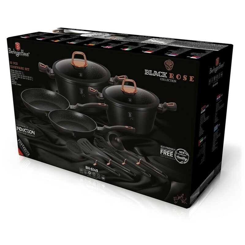 10 - Piece Non-Stick Aluminium Cookware Set