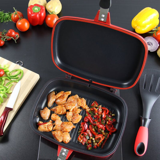 SQ Professional Nea Grill Non-Stick Double Sided Grill Pan