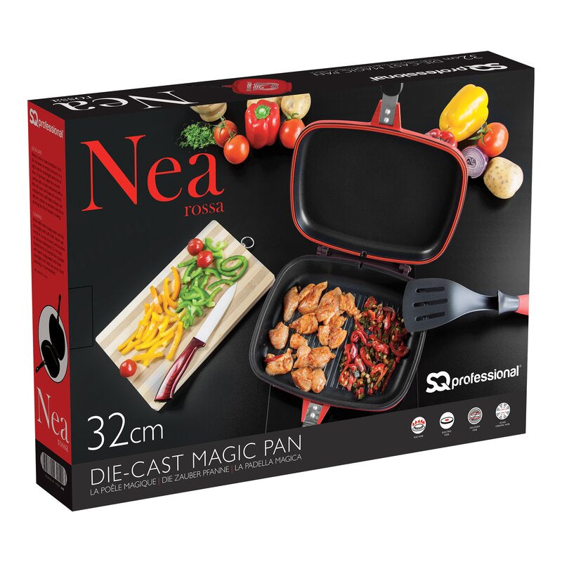 SQ Professional Nea Grill Non-Stick Double Sided Grill Pan
