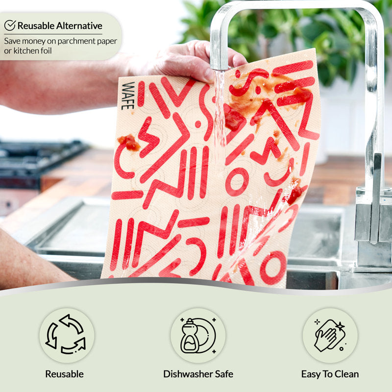 WAFE Non-Stick Silicone 5 Piece Baking Mat Set