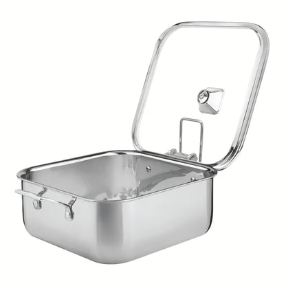 Tramontina Grano 3-PLY 7.3L Stainless Steel Square Casserole Dish