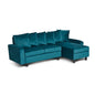 Mitzi 2 - Piece Velvet Corner Sectional