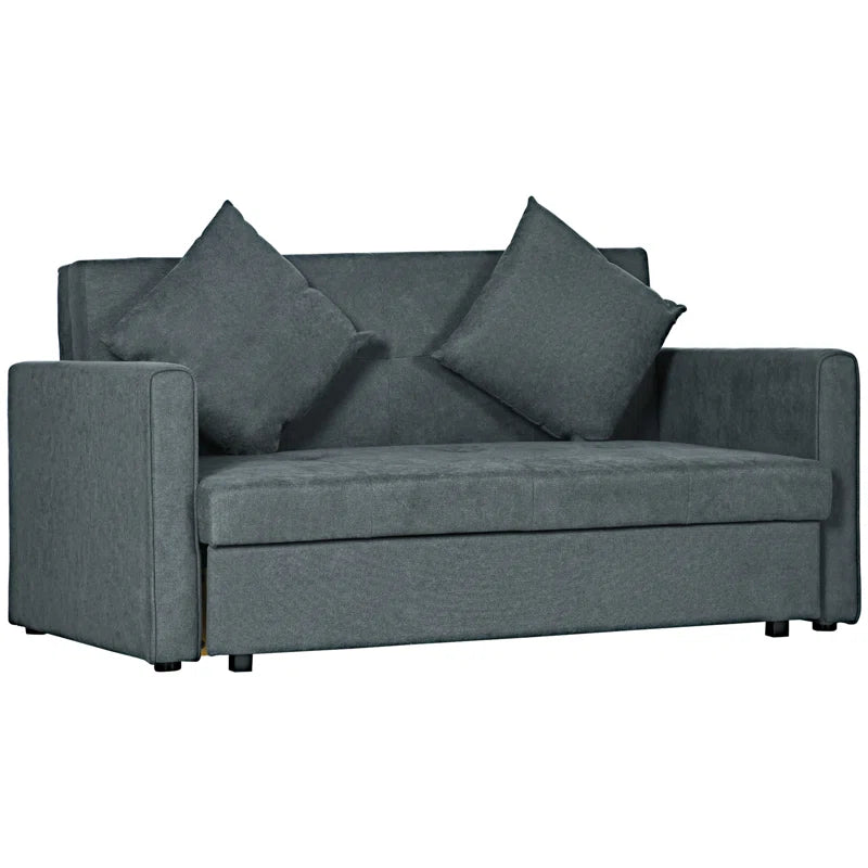 Mikiyas 2 Seater Upholstered Sofa Bed