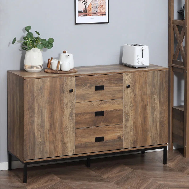 Melita 120 Cm Wide 3 Drawer Sideboard