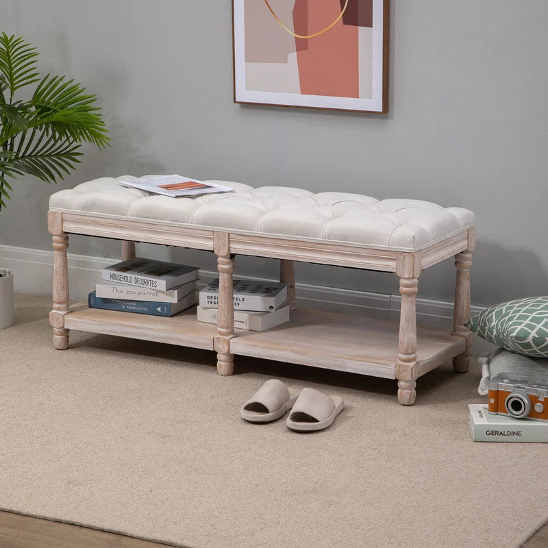 Mae Upholstered Storage Bench