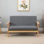 Living room wood furniture 2 seater sofa