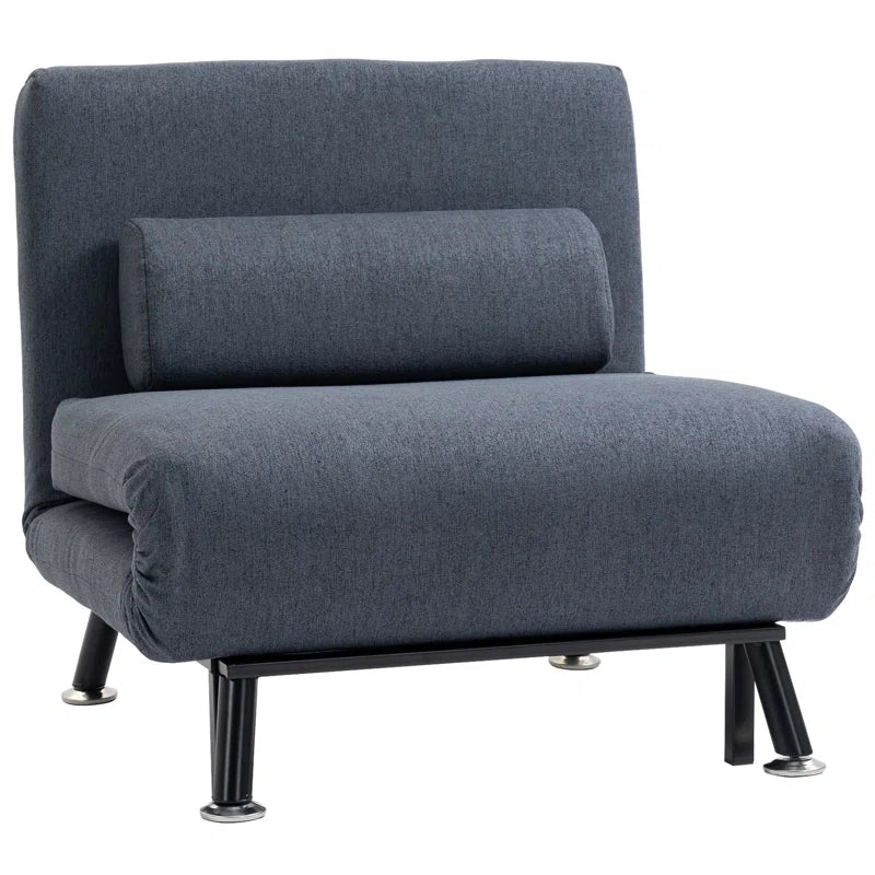 Kendall 75cm Upholstered Tufted Futon Chair